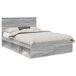 Estructura de cama matrimonial 143x200 Estructura de cama matrimonial 143x200 Gris