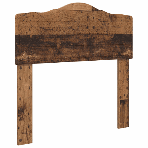Estrutura de cama de solteiro para adultos com cabeceira Madeira antiga 90 x 190 cm