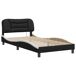 Estructura de cama individual para adultos Estructura de cama individual para adultos Blanco/ Negro