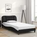 Estructura de cama individual para adultos Estructura de cama individual para adultos Blanco/ Negro
