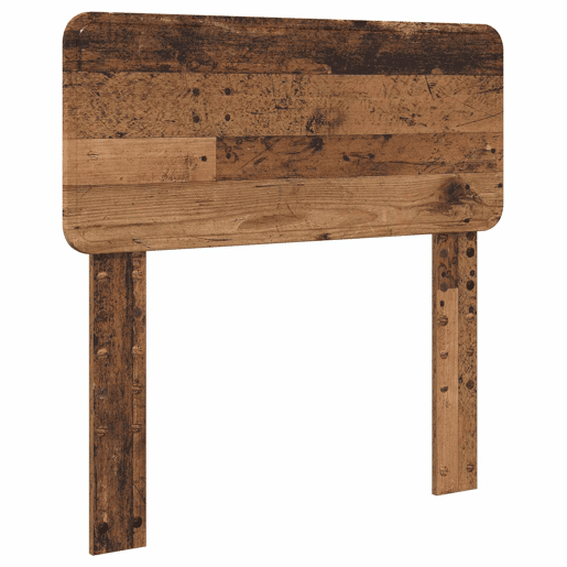 Estrutura de cama de solteiro para adultos com cabeceira Madeira antiga 90 x 190 cm