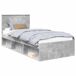 Estructura de cama individual para adultos 93x200 Estructura de cama individual para adultos 93x200 Gris