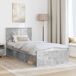 Estructura de cama individual para adultos 93x200 Estructura de cama individual para adultos 93x200 Gris