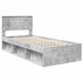 Estructura de cama individual para adultos 93x200 Estructura de cama individual para adultos 93x200 Gris