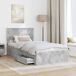 Estructura de cama individual para adultos 101x210 Estructura de cama individual para adultos 101x210 Gris