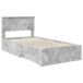 Estructura de cama individual para adultos 101x210 Estructura de cama individual para adultos 101x210 Gris