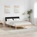 Estructura de cama matrimonial 145x214 Estructura de cama matrimonial 145x214 Blanco/ Gris Claro