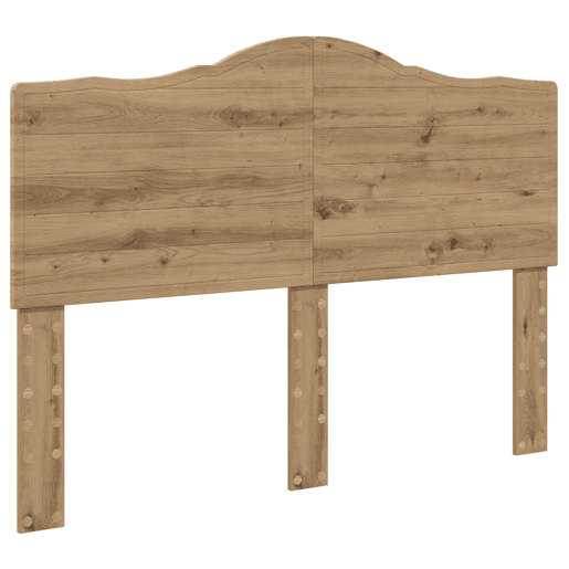 Estrutura de cama de casal moderno com cabeceira - Carvalho Artesanal 140 x 190 cm
