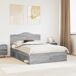 Estructura de cama matrimonial 143x196 Estructura de cama matrimonial 143x196 Gris