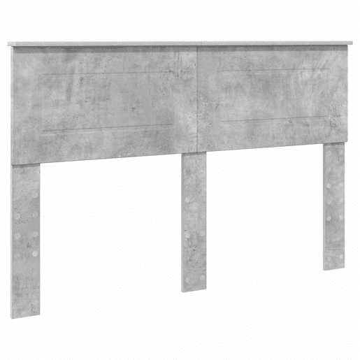 Estrutura De Cama De Casal Simple - Concreto 140 x 190 cm Madeira processada