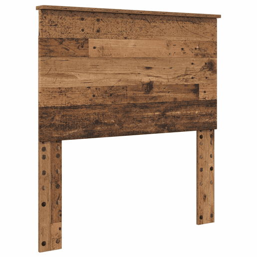 Estrutura de cama de solteiro para adultos com cabeceira Madeira antiga 90 x 190 cm