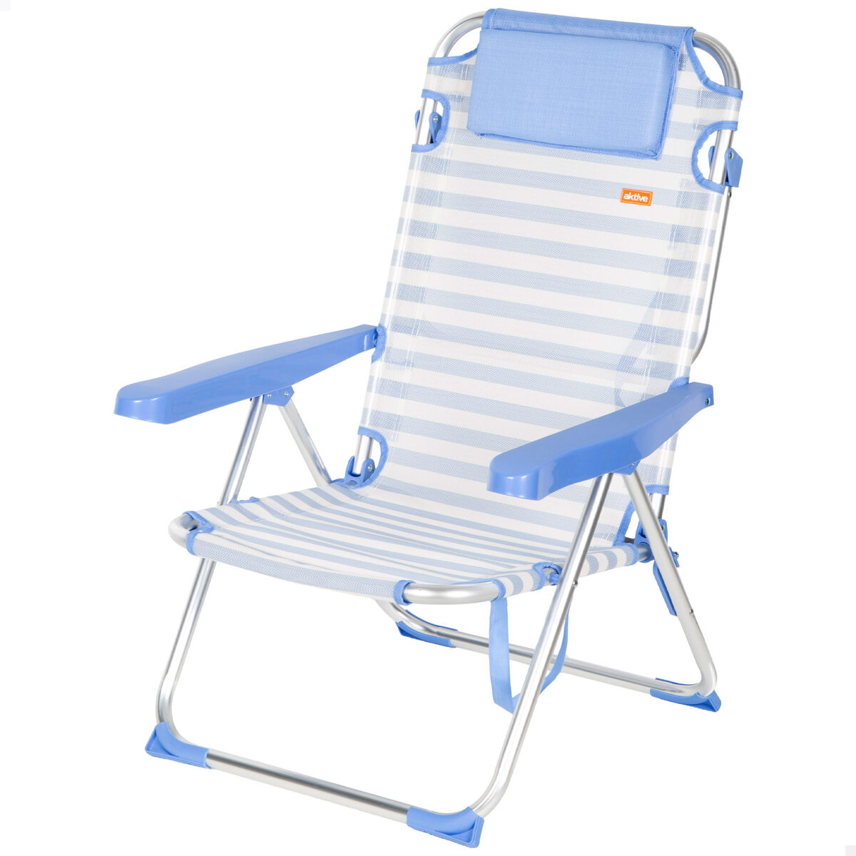 Aktive silla playa multiposición 48x60x90 cm marinera