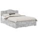 Estructura de cama matrimonial 143x196 Estructura de cama matrimonial 143x196 Gris
