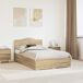 Estructura de cama matrimonial 138x196 Estructura de cama matrimonial 138x196 Gris