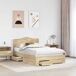 Estructura de cama matrimonial 138x196 Estructura de cama matrimonial 138x196 Gris