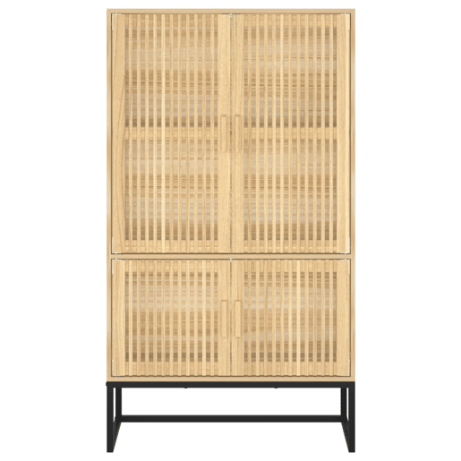 Armário alto - Bufete - Móvel de apoio 70x35x125 cm derivados de madeira pt563