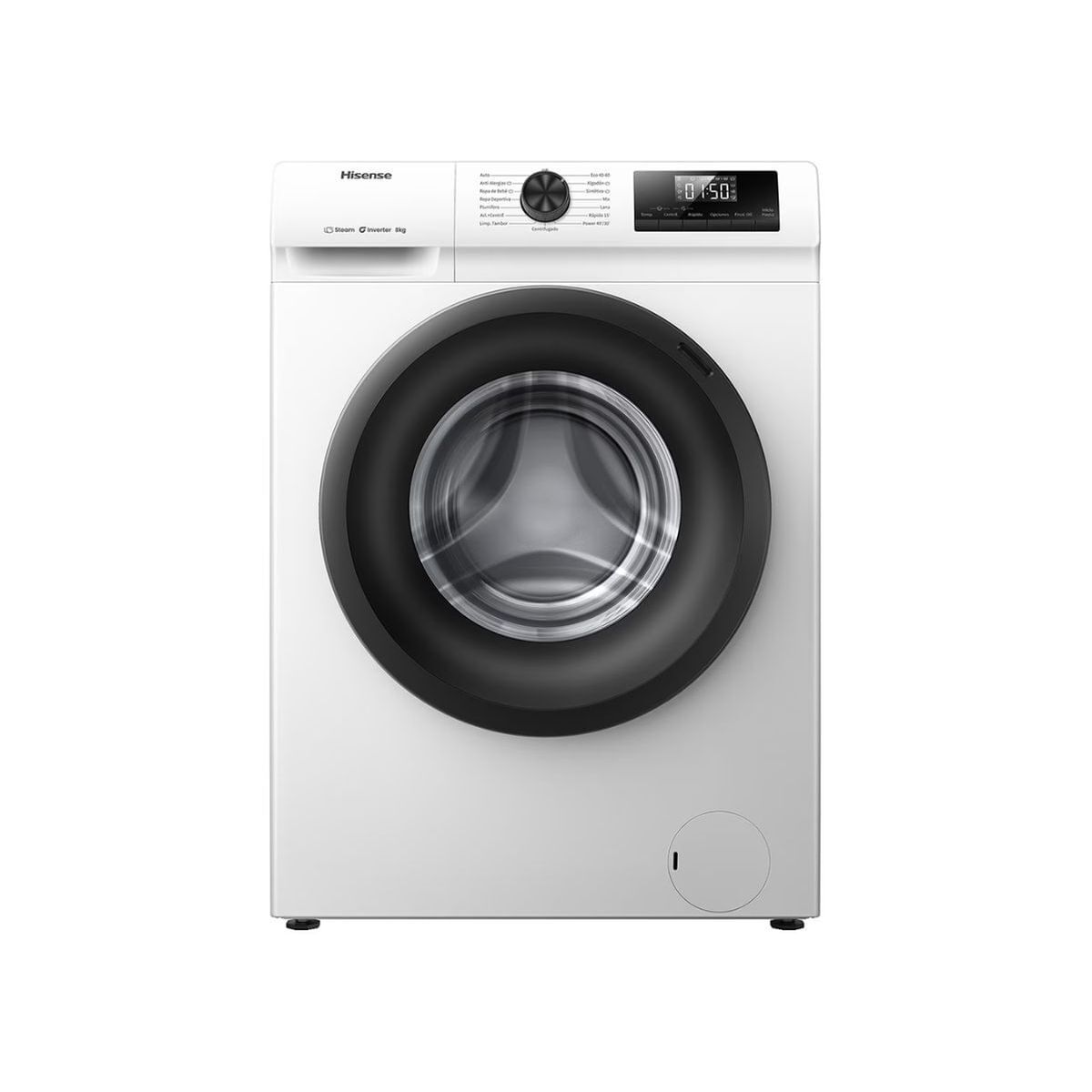 Lavadora carga frontal Hisense WF1Q8041BW 8kg 1400 rpm 15 programas A blanco 60 cm