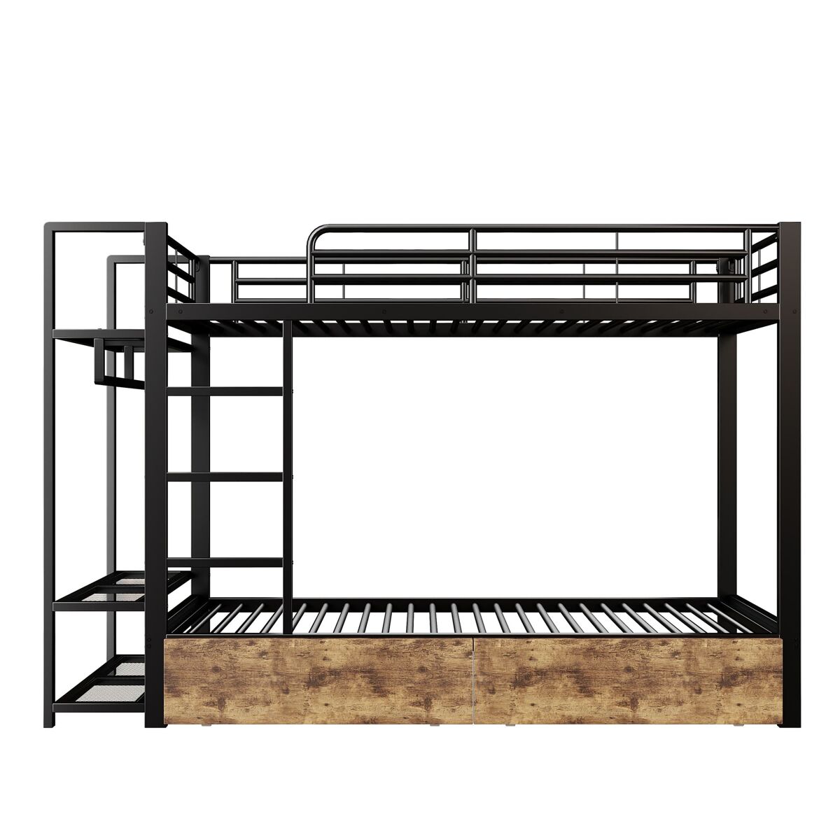 Cama litera 226x95 Negro
