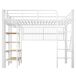 Cama alta para niños 204x95 Cama alta para niños 204x95 Blanco