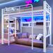 Cama alta para niños 204x95 Cama alta para niños 204x95 Blanco