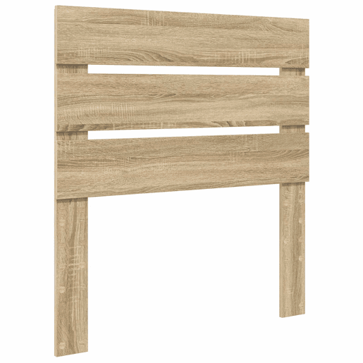 Estrutura de cama de solteiro moderno com cabeceira - Carvalho Sonoma 75 x 190 cm