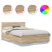 Estructura de cama matrimonial 143x210 Estructura de cama matrimonial 143x210 Madera Clara