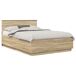 Estructura de cama matrimonial 143x210 Estructura de cama matrimonial 143x210 Madera Clara