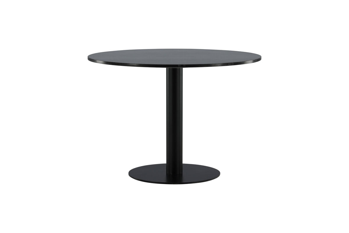 Mesa de comedor estelle 106x106x75 negro
