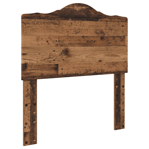 Estrutura de cama de solteiro para adultos com cabeceira Madeira antiga 75 x 190 cm