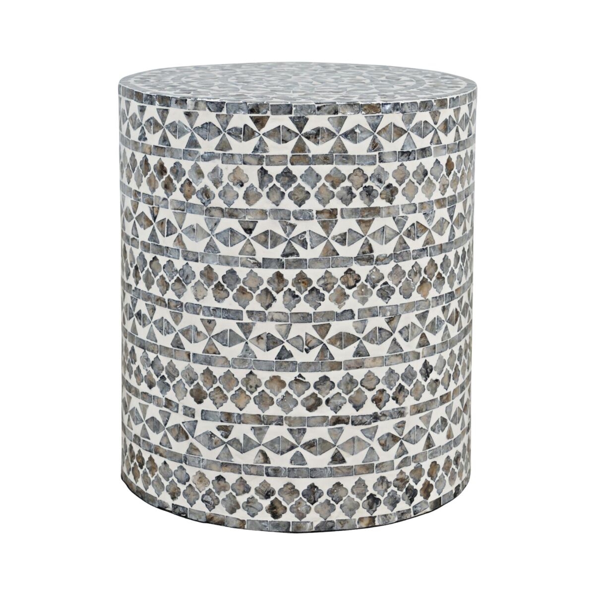 Mesa auxiliar avola 41x41x46 gris