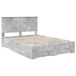 Estructura de cama matrimonial 143x200 Estructura de cama matrimonial 143x200 Gris