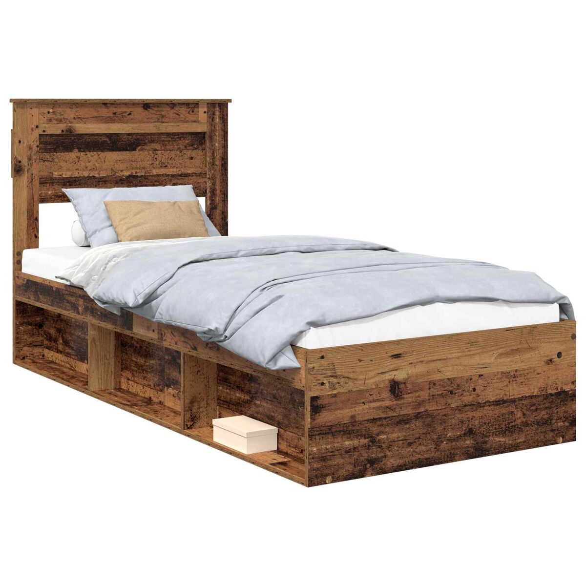 Estructura de cama individual para adultos 93x210 Madera