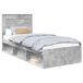 Estructura de cama individual para adultos 93x210 Estructura de cama individual para adultos 93x210 Gris