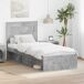 Estructura de cama individual para adultos 93x210 Estructura de cama individual para adultos 93x210 Gris
