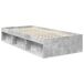 Estructura de cama individual para adultos 93x210 Estructura de cama individual para adultos 93x210 Gris