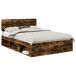 Estructura de cama matrimonial 143x196 Estructura de cama matrimonial 143x196 Gris