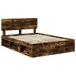 Estructura de cama matrimonial 143x196 Estructura de cama matrimonial 143x196 Gris