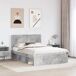 Estructura De Cama Doble Matrimonial 143x206 Estructura De Cama Doble Matrimonial 143x206 Gris