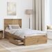 Estructura de cama individual para adultos 93x210 Estructura de cama individual para adultos 93x210 Madera