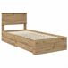 Estructura de cama individual para adultos 93x210 Estructura de cama individual para adultos 93x210 Madera
