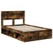Estructura de cama matrimonial 138x200 Estructura de cama matrimonial 138x200 Gris