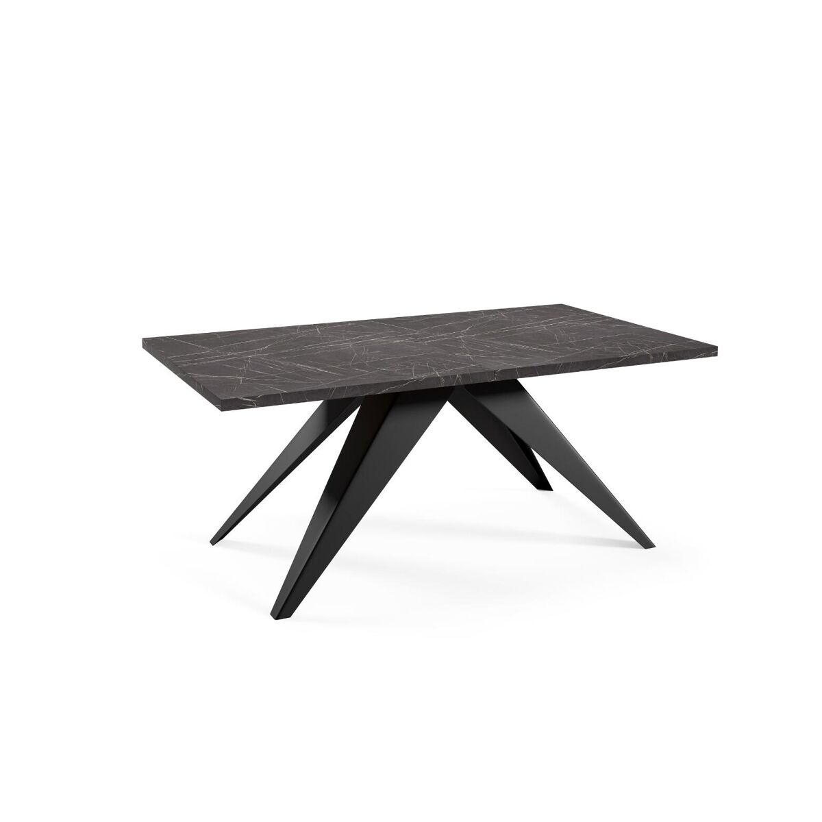 Mesa de comedor vento 80x240x76 negro