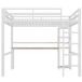 Cama alta para niños 144x204 Cama alta para niños 144x204 Blanco