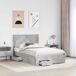 Estructura de cama matrimonial 138x200 Estructura de cama matrimonial 138x200 Gris