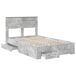 Estructura de cama matrimonial 138x200 Estructura de cama matrimonial 138x200 Gris
