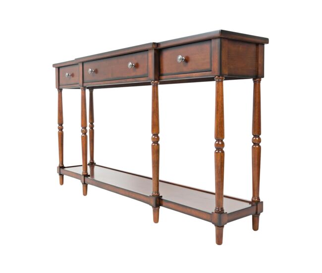 Mesa consola avola 153x36x87 marrón