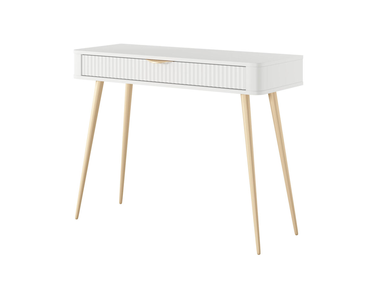 Mesa consola lante 100x38x78 blanco