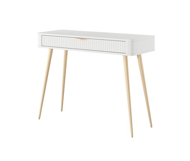 Mesa consola lante 100x38x78 blanco