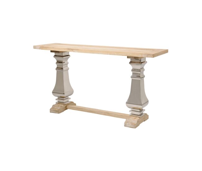 Mesa consola glamour 160x45x85 beige