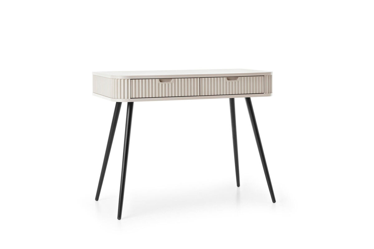 Mesa consola zova 103x49x80 beige, negro